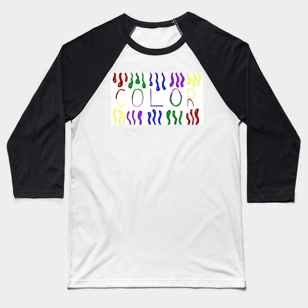 Color Baseball T-Shirt by cristinaandmer